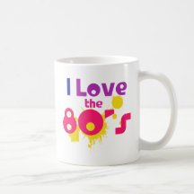 I Love the 80s Mugs