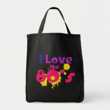 I Love the 80s Tote Bags