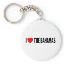 I Love the Bahamas Keychain