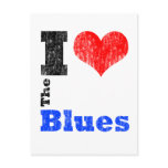I Love The Blues postcards