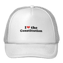 I LOVE THE CONSTITUTION - .png Trucker Hats