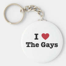 I Love The Gays Shirt Key Chain