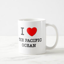 I Love The Pacific Ocean Mug