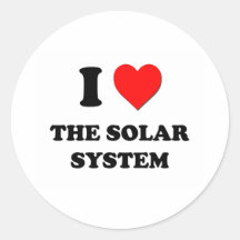 I love The Solar System Stickers