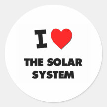 I love The Solar System Stickers