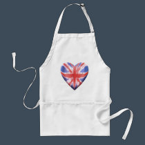 I Love the UK! aprons