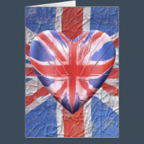 I Love the UK! cards
