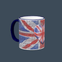 I Love the UK! mugs