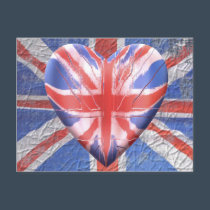 I Love the UK! postcards