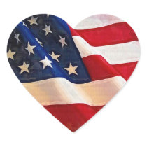 I love the USA Round Sticker