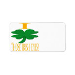 I Love Those Irish Eyes Labels