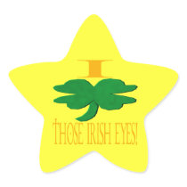 I Love Those Irish Eyes Sticker