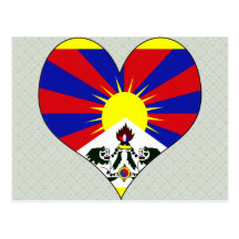 I Love Tibet Post Card