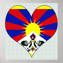 I Love Tibet Poster