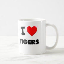 I love Tigers Coffee Mug