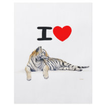 I love Tigers for light Personalized Flyer