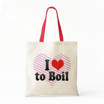 I Love to Boil Tote Bag