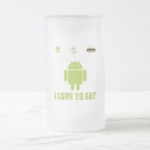I Love To Eat (Android Software Developer Humour) Coffee Mug