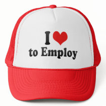 I Love to Employ Mesh Hats