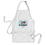 I Love to Follow Apron