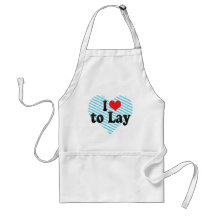 I Love to Lay Apron