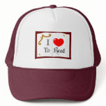 I Love To Read Trucker Hats