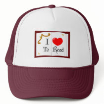 I Love To Read Trucker Hats