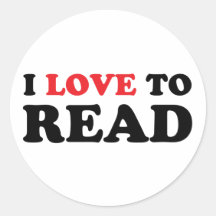 I Love To Read Stickers