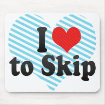 I Love to Skip Mousepads