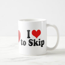 I Love to Skip Mugs