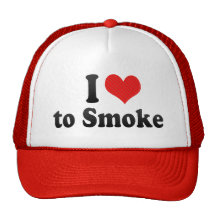 I Love to Smoke Trucker Hat