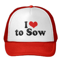 I Love to Sow Mesh Hat