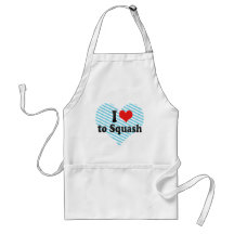 I Love to Squash Apron