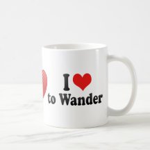 I Love to Wander Coffee Mugs