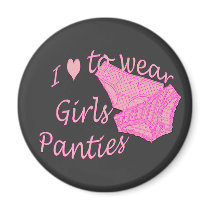 I love to wear Girls Panties - Pink