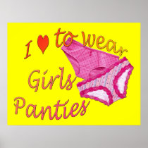 I love to wear Girls Panties