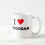 I Love Toboggan Coffee Mugs