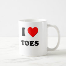I love Toes Coffee Mug