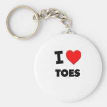 I love Toes Keychains