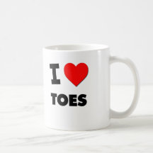 I love Toes Mugs