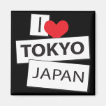 I Love Tokyo Japan Magnets