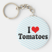 I Love Tomatoes Keychains