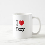 I love Tory heart T-Shirt Coffee Mug