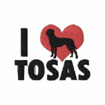 I Love Tosas Embroidered Shirt (Polo Shirt) embroidered shirts