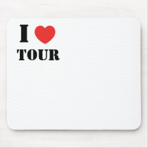 I Love Tour Mousepad