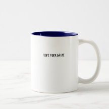 I LOVE TOXIC WASTE MUGS