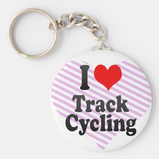 I love Track Cycling Keychains