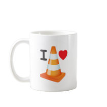 I Love Traffic Cones Mug