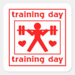 I Love Training Day Stickers