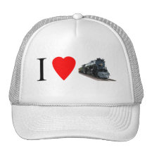 I Love Trains Hats